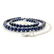 LAPIS LAZULI GEMSTONE 6 MM ROUND BEADS NECKLACE - 4