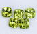 Natural Green Peridot 5x5 MM Cushion Cut Loose Gemstone - 4