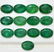 Natural Emerald 7x5 MM Oval Cut Green Loose Gemstone - 3