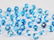 Natural Blue Topaz 7 MM Round Cut Loose Gemstone Lot