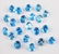 Natural Blue Topaz 7 MM Round Cut Loose Gemstone Lot - 3