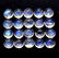 Blue Fire Rainbow Moonstone 4 MM Round Cabochon Loose