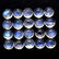 Blue Fire Rainbow Moonstone 4 MM Round Cabochon Loose - 2