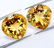 Natural Yellow Citrine 10x10 MM Heart Cut Loose - 2