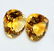 Natural Yellow Citrine 10x10 MM Heart Cut Loose - 5