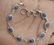 Natural Tanzanite 92.5 Sterling Silver Bracelet