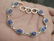 Natural Tanzanite 92.5 Sterling Silver Bracelet - 2
