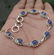 Natural Tanzanite 92.5 Sterling Silver Bracelet - 3