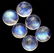 Blue Fire Rainbow Moonstone 8 MM Round Cabochon Loose - 2