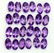 Natural Purple Amethyst 6x8 MM Oval Cut Loose Gemstone