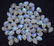 Blue Fire Rainbow Moonstone 7x5 MM Pear Cabochon Loose - 3