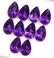 Natural Purple Amethyst 6x8 MM Pear Cut Loose Gemstone - 2