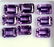 Natural Purple Amethyst 8x10 MM Octagon Cut Loose