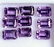 Natural Purple Amethyst 8x10 MM Octagon Cut Loose - 2