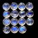 Blue Fire Rainbow Moonstone 5 MM Round Cabochon Loose