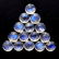 Blue Fire Rainbow Moonstone 5 MM Round Cabochon Loose - 2
