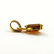 NATURAL BROWN TOURMALINE 14 KT YELLOW GOLD HANDMADE - 3