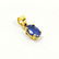 NATURAL BLUE TANZANITE GEMSTONE 14KT YELLOW GOLD - 2