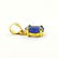NATURAL BLUE TANZANITE GEMSTONE 14KT YELLOW GOLD - 3