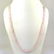 ROSE QUARTZ GEMSTONE 6 MM ROUND BEADS NECKLACE - 2