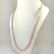ROSE QUARTZ GEMSTONE 6 MM ROUND BEADS NECKLACE - 3