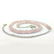 ROSE QUARTZ GEMSTONE 6 MM ROUND BEADS NECKLACE - 4