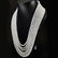 BLUE FLASHY FIRE RAINBOW MOONSTONE NECKLACE - 2