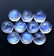 Blue Fire Rainbow Moonstone 6 MM Round Cabochon Loose