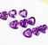Natural Purple Amethyst 8x8 MM Heart Cut Loose Gemstone
