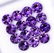 Natural Purple Amethyst 8 MM Round Cut Loose Gemstone