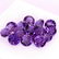 Natural Purple Amethyst 8 MM Round Cut Loose Gemstone - 2