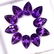 Natural Purple Amethyst 8x10 MM Pear Cut Loose Gemstone - 2