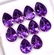 Natural Purple Amethyst 8x10 MM Pear Cut Loose Gemstone - 3