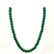 MALACHITE GEMSTONE 10 MM ROUND BEADS NECKLACE