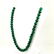 MALACHITE GEMSTONE 10 MM ROUND BEADS NECKLACE - 2