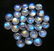 Blue Fire Rainbow Moonstone 7 MM Round Cabochon Loose