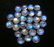 Blue Fire Rainbow Moonstone 7 MM Round Cabochon Loose - 2