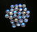 Blue Fire Rainbow Moonstone 7 MM Round Cabochon Loose - 3