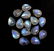 Blue Fire Rainbow Moonstone 8x10 MM Pear Cabochon Loose - 5