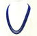 LAPIS LAZULI FACETED BEADS NECKLACE 175 CT, 5 STRAND - 2