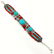 TURQUOISE GEMSTONE SILVER PLATED ANTIQUE BRACELET - 4