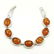 BALTIC AMBER GEMSTONE SILVER PLATED YELLOW BRACELET