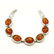 BALTIC AMBER GEMSTONE SILVER PLATED YELLOW BRACELET - 3