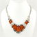 BALTIC AMBER GEMSTONE SILVER PLATED YELLOW NECKLACE - 2