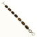 TIGER'S EYE GEMSTONE SILVER PLATED BROWN BRACELET - 4