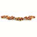 BALTIC AMBER GEMSTONE SILVER PLATED YELLOW BRACELET - 2