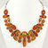 BALTIC AMBER GEMSTONE SILVER PLATED YELLOW NECKLACE - 3