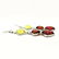 BALTIC AMBER GEMSTONE SILVER PLATED HOOK EARRING - 2