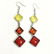 BALTIC AMBER GEMSTONE SILVER PLATED HOOK EARRING - 3