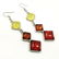 BALTIC AMBER GEMSTONE SILVER PLATED HOOK EARRING - 4